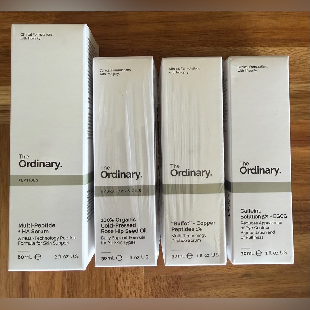 🆕 THE ORDINARY 4 PIECE SKINCARE SERUM SET OF 4 - SEALED